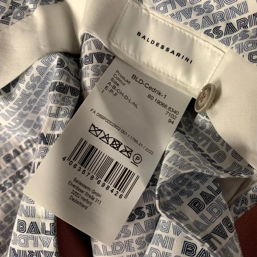 BALDESSARINI Pink Wool Double Breasted Suit
